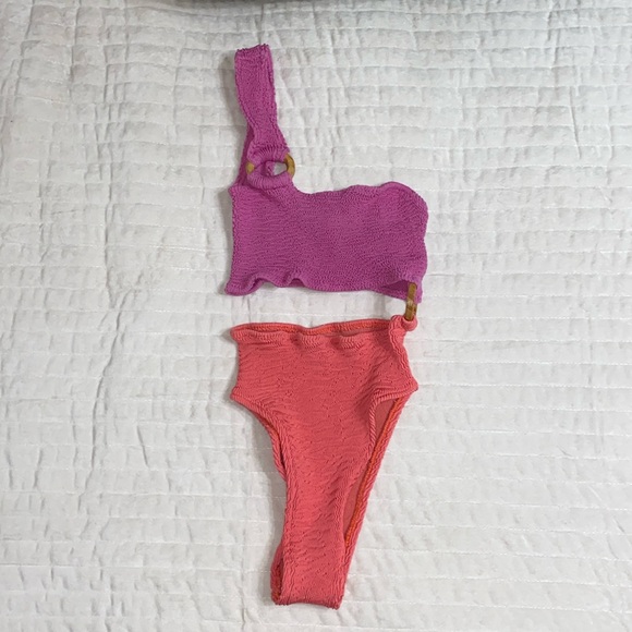 Cleonie x Free People Crinkle Cut One Piece Bikini One Size - Picture 3 of 7